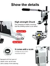 Bench Drill Holder Aluminum Alloy Grinder Vise Bracket Power Grinder Accessories