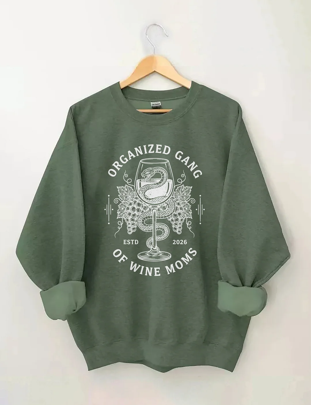 Organized Gang Of Wine Moms Sweatshirt