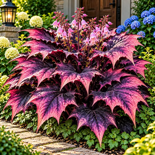 Batwing Hosta dramatic foliage