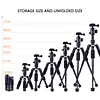FM5S-MINI Portable Tripod, Lightweight Travel Holder, Desktop Video MiNi Tripod With 360-Degree Ball Head For SLR Cameras