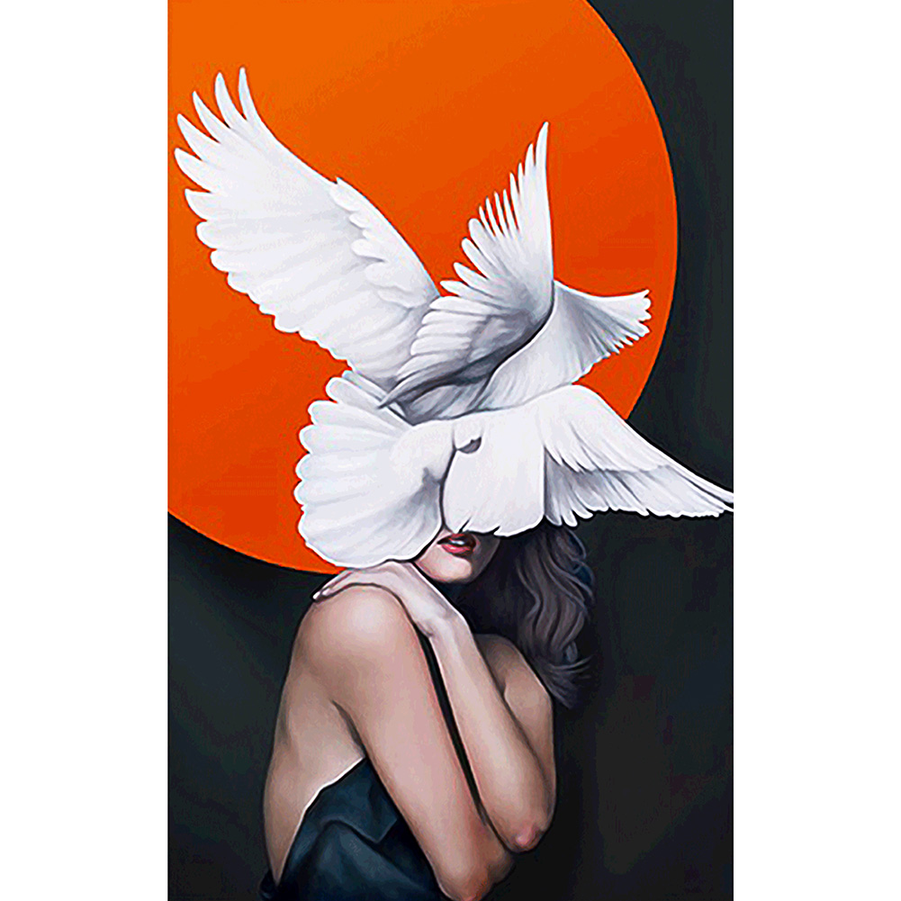 

40*60CM-Charming Woman-Round Drill Diamond Painting, 501 Original