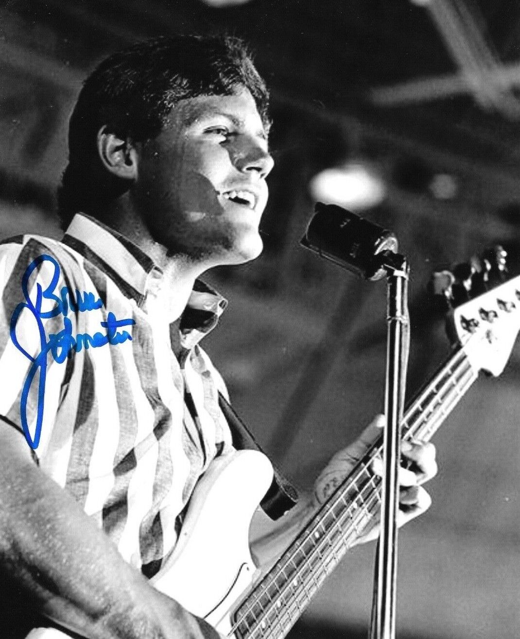 * BRUCE JOHNSTON * signed 8x10 Photo Poster painting * THE BEACH BOYS * COA * 58