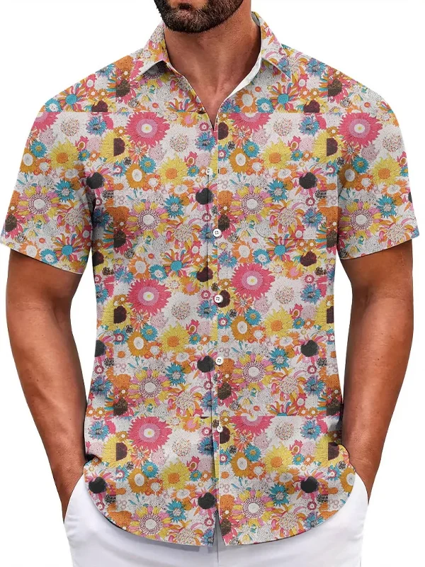 Hawaii West Coast Holiday Style Short Sleeves