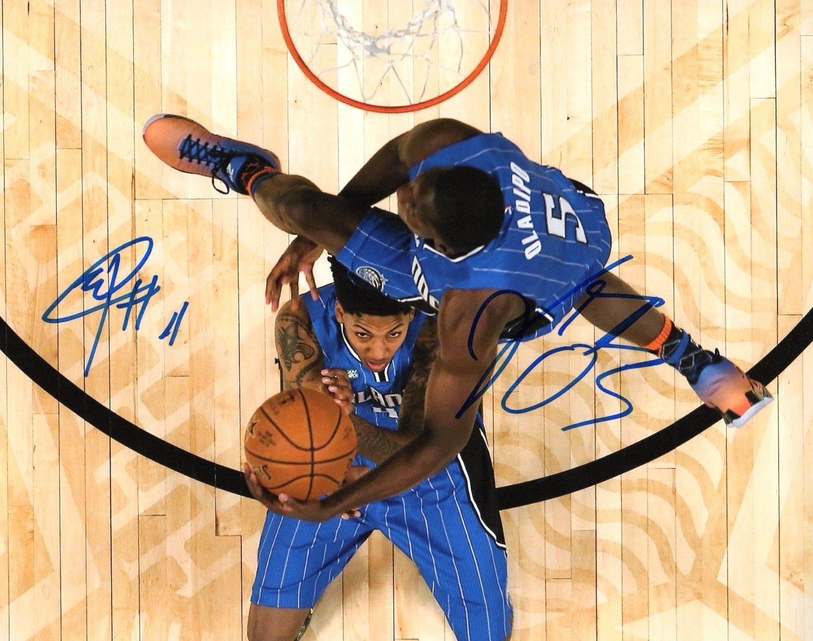 GFA Orlando Magic * ELFIRD PAYTON & VICTOR OLADIPO * Signed 8x10 Photo Poster painting A COA