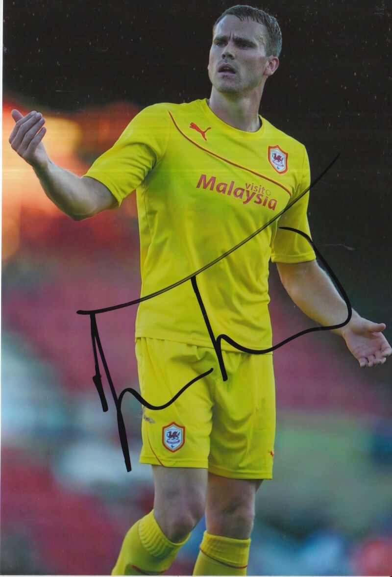 CARDIFF CITY HAND SIGNED BEN TURNER 6X4 Photo Poster painting.