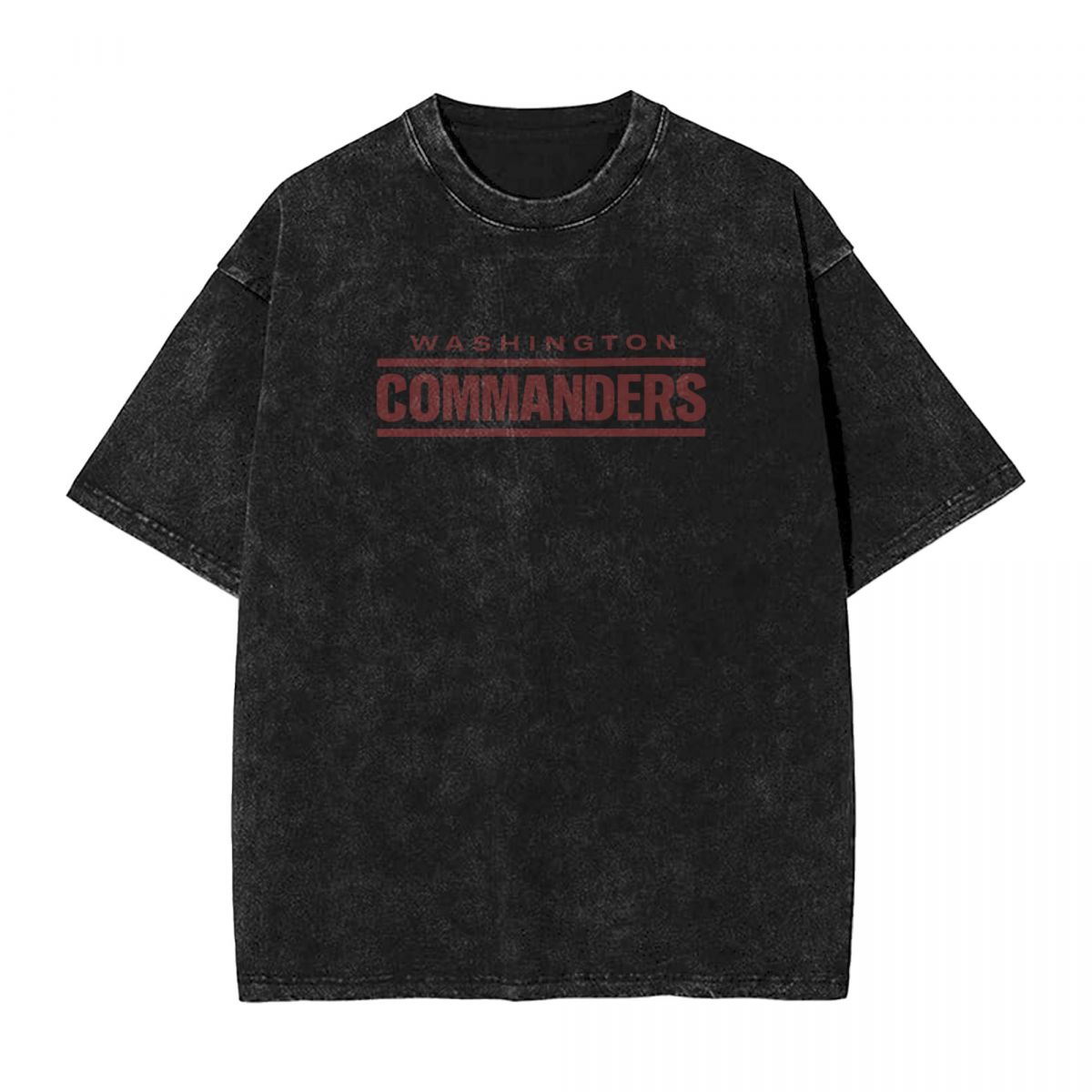 Washington Commanders Wordmark Vintage Oversized T-Shirt Men's