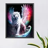 (40*50cm)DIY Round Partial AB Drill Diamond Painting - Tiger