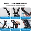 Bike Phone Holder Anti-slip Phone Bracket Cell Phone Holder for 4.7-7 Inch Phone