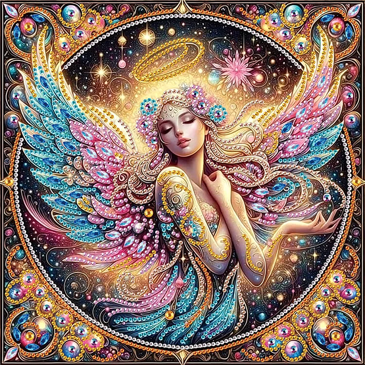 Angel Fairy 30*30cm (Canvas) Special Shaped Drill Diamond Painting gbfke