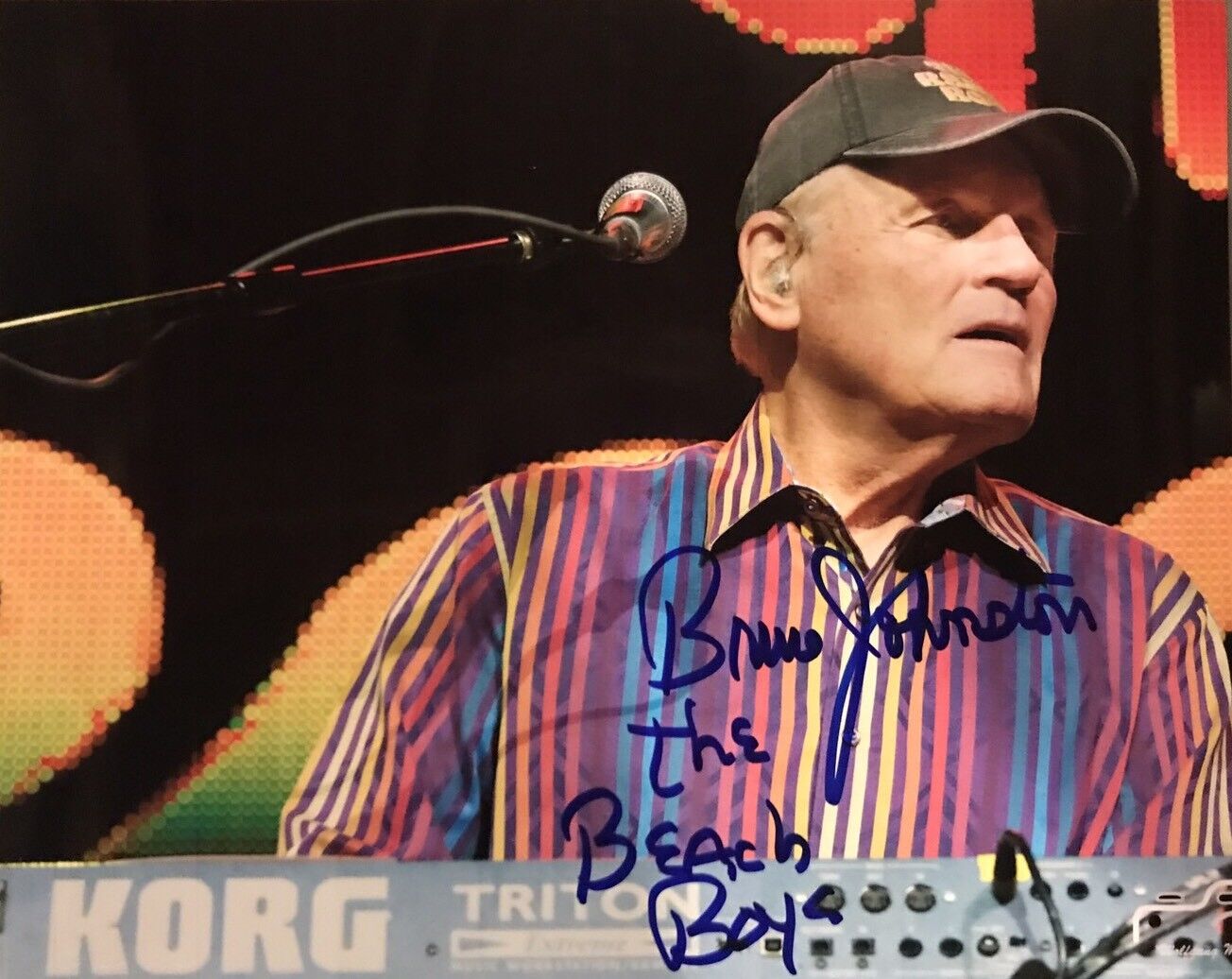 BRUCE JOHNSTON HAND SIGNED 8x10 Photo Poster painting AUTOGRAPHED THE BEACH BOYS ORIGINAL RARE!