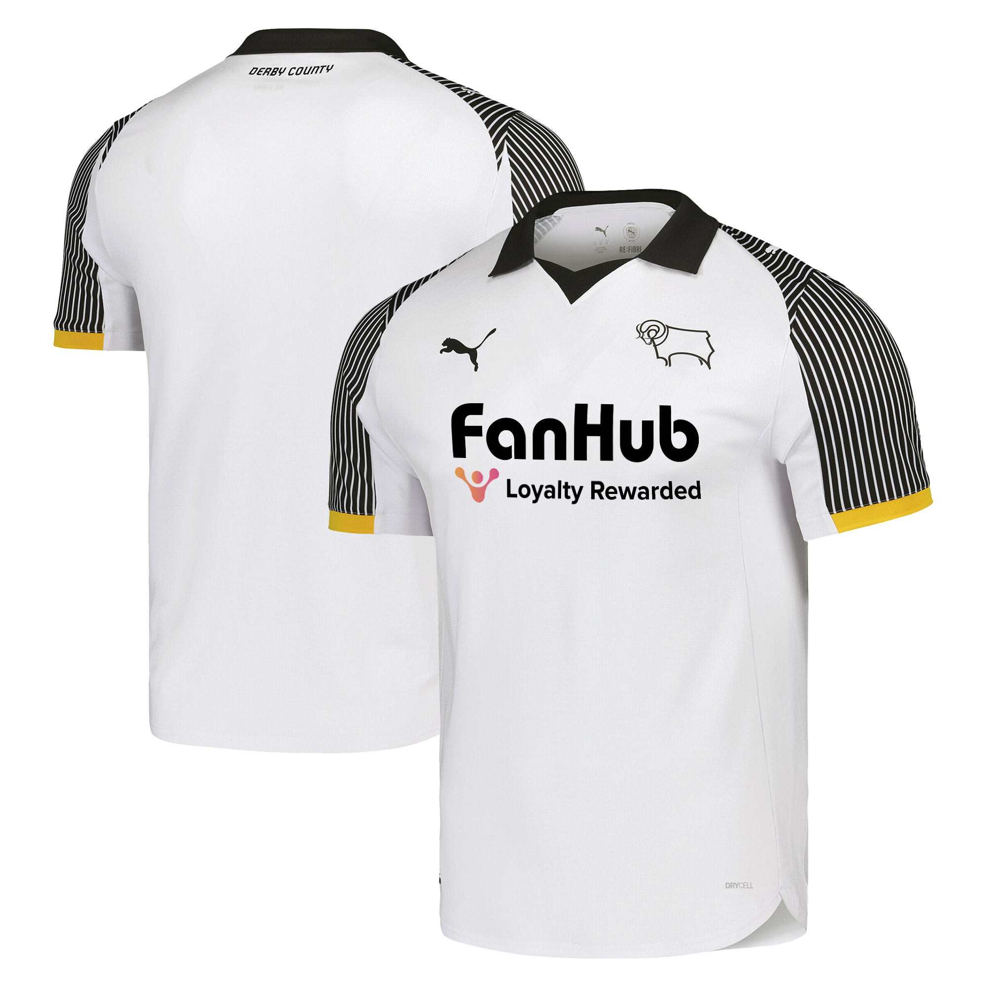 2025/2026 Derby County Home Football Shirt