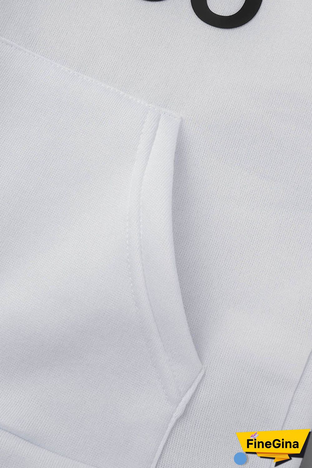 Khaki Casual Letter Print Basic Hooded Collar Long Sleeve Two Pieces