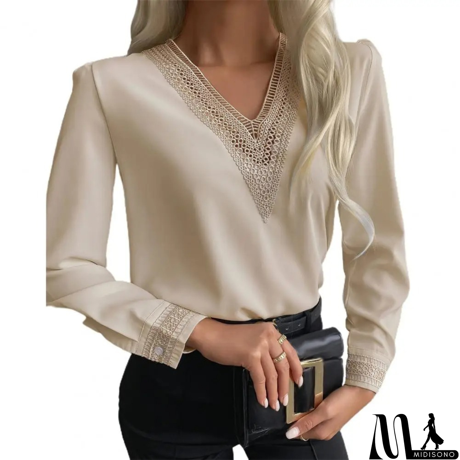 MidiSono - Fashionable and Effortless winter Blouse