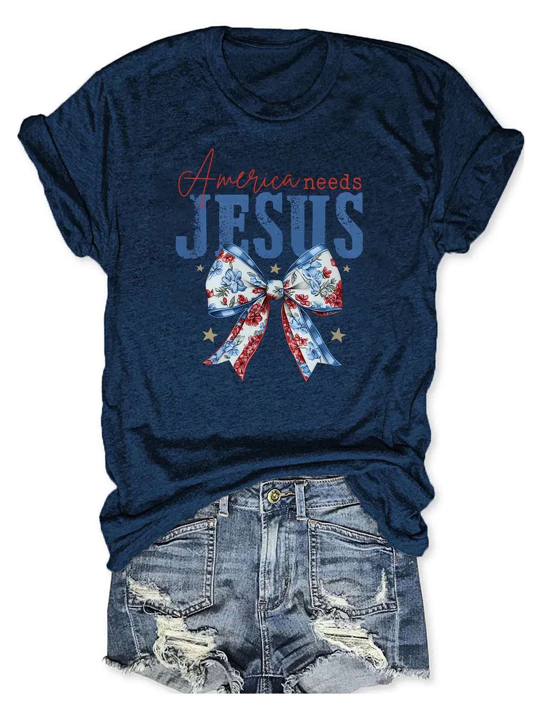 America Needs Jesus T-shirt