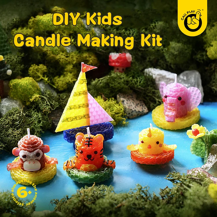 Beeswax Candle Making Kit for Kids