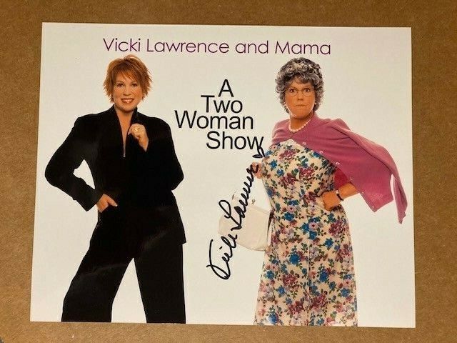 Vicki Lawrence Boldly Signed 8x10 Lovely Photo Poster painting with COA