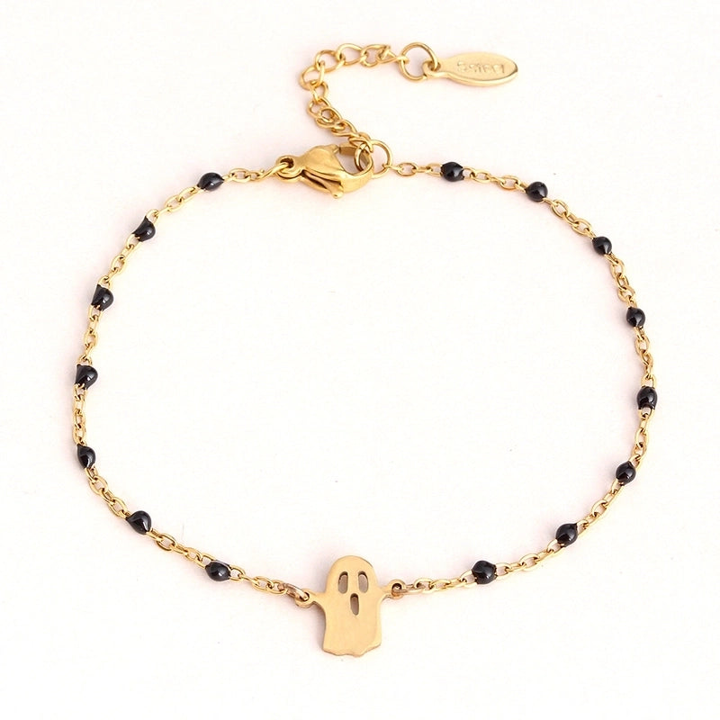 Modern Style Classic Style Ghost Unforgettable 304 Stainless Steel Bracelets In Bulk Stainless Steel Bracelets Halloween