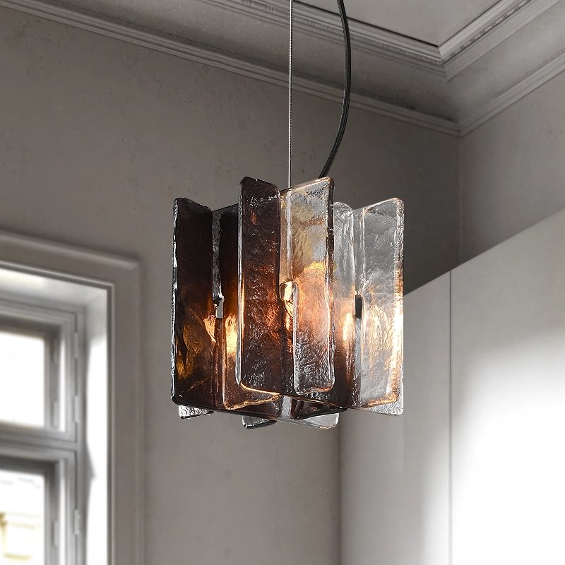Arc Pendant Light in Amber