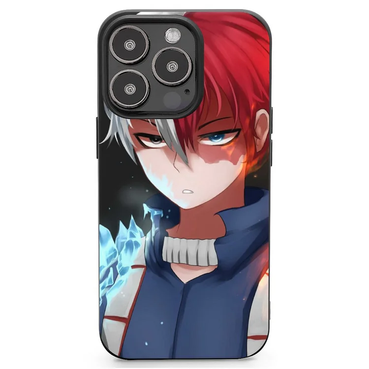 Shoto Todoroki Anime My Hero Academia Phone Case(37) Mobile Phone Shell IPhone 13 and iPhone14 Pro Max and IPhone 15 Plus Case - Heather Prints Shirts