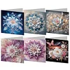 6Pcs DIY Mandala Flower Diamond Painting Greeting Card