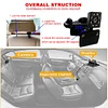 4.3 Inch HD Baby Car Mirror Folding Screen 8LED IR Night Vision Baby Car Monitor