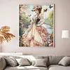 Victorian Girl-11CT Stamped Cross Stitch 40*50cm/15.75*19.69in