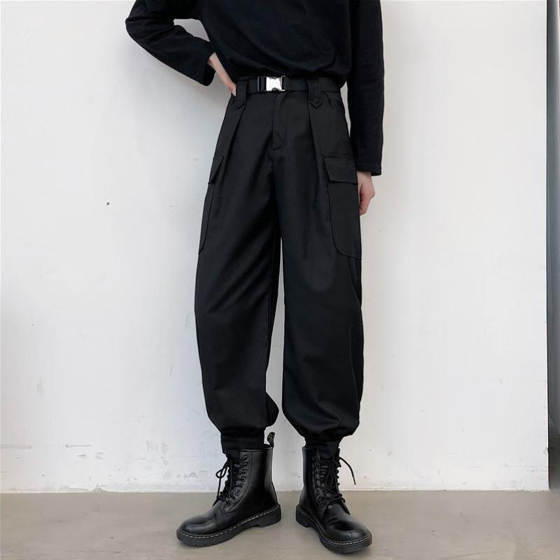 Techwear Dark Functional Casual Men's Cargo Pants / TECHWEAR CLUB / Techwear