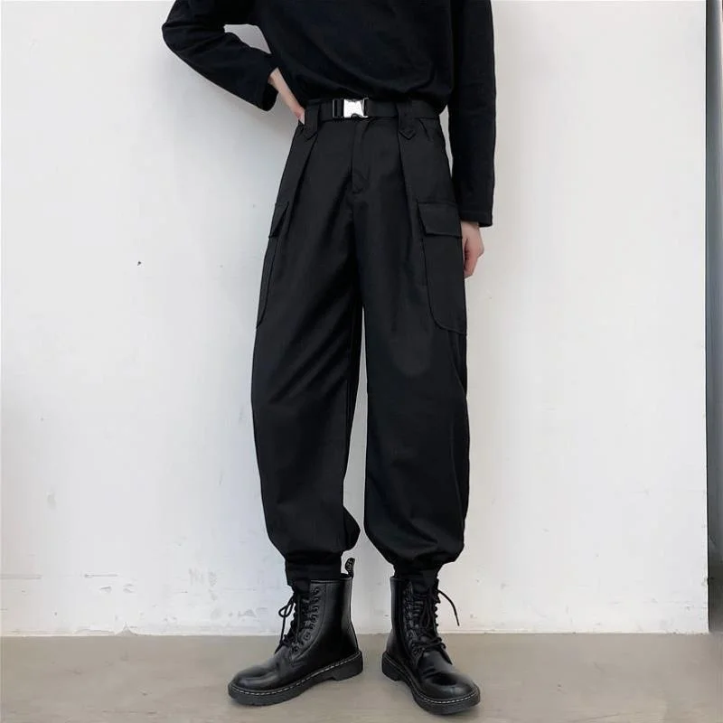 Dark Functional Casual Men's Pants