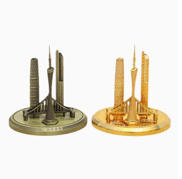 Guangzhou Canton Tower Metal Model: A Modern Icon in Chinese Creative Handicrafts
