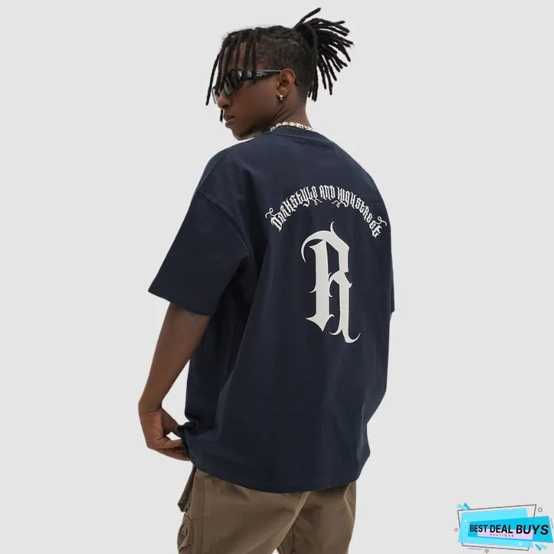 Simple Letter Printed Tee