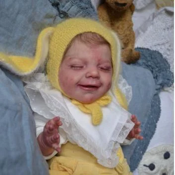  Realistische 20"Kleine Niedliche Amunda Reborn Babypuppe Mädchen- Sehr Naturgetreues Lebensechtes Baby (mit Stimm- und Herzmodul) - RSDP-Rebornbabypuppen-Rebornbabypuppen.de®