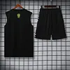 2025 Brazil Pre-Match Training Grey Vest+Shorts Football1:1 Thai Quality