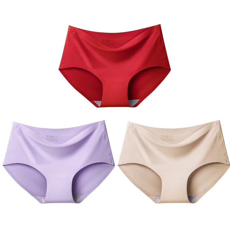 Meet'r 3Pcs/lot Seamless Panty Set Underwear Female Comfort Intimates Female Low-Rise Briefs G String Lingerie Drop Shipping