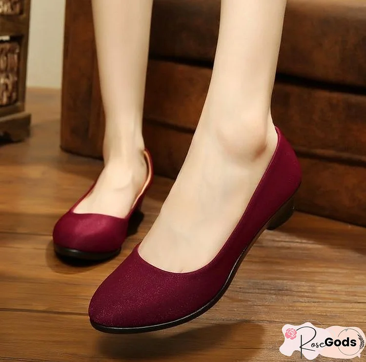 Women Wedges Sweet Loafers Slip On Casual Flats