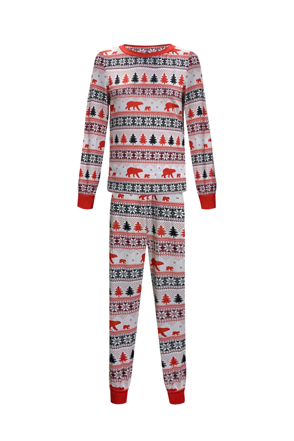Classic Christmas Print Family Pajamas