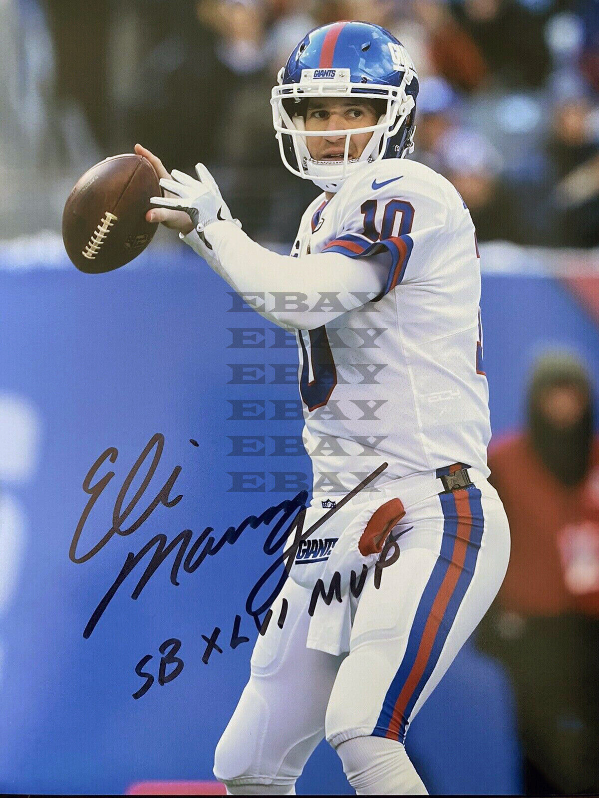 Eli Manning New York Giants Signed Autographed 8x10 Photo Poster painting Reprint