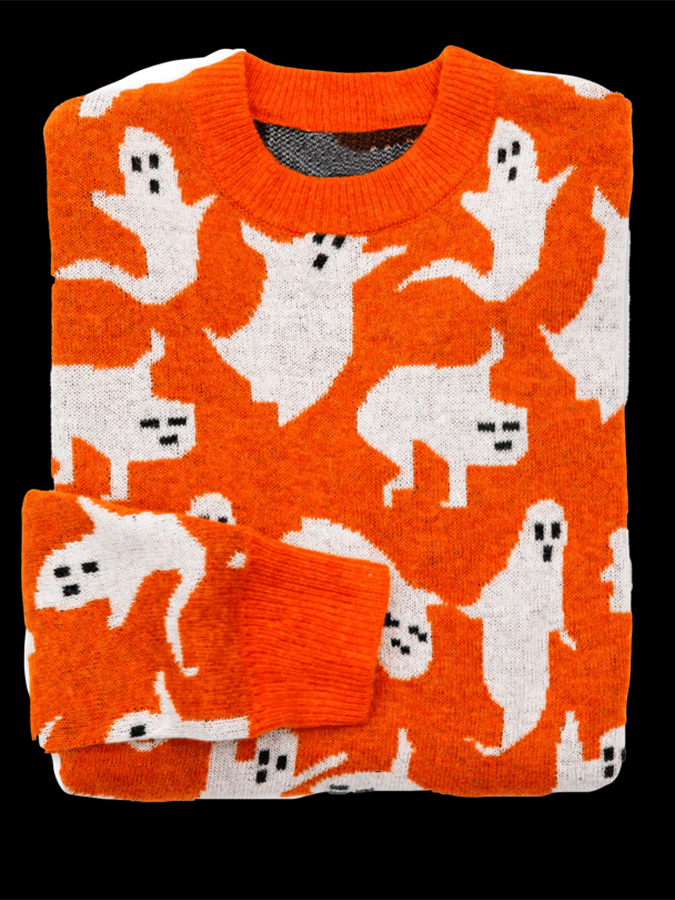 Women's Halloween Spooky Casual Sweater