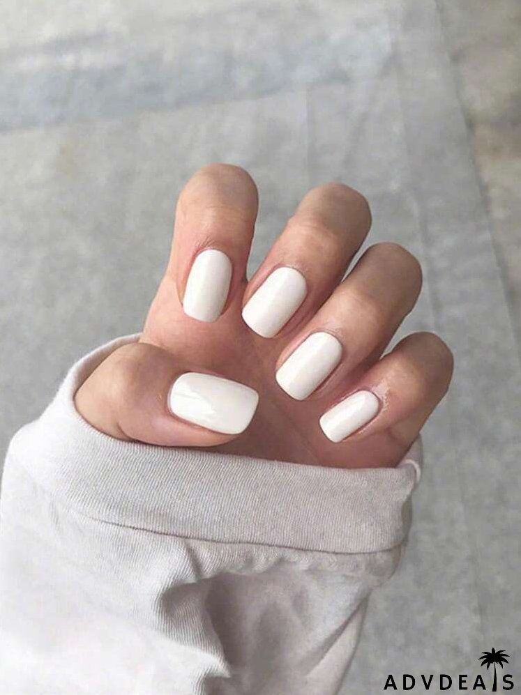 24pcs Solid Fake Nails