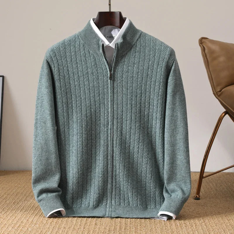 Zip-Up Cardigan