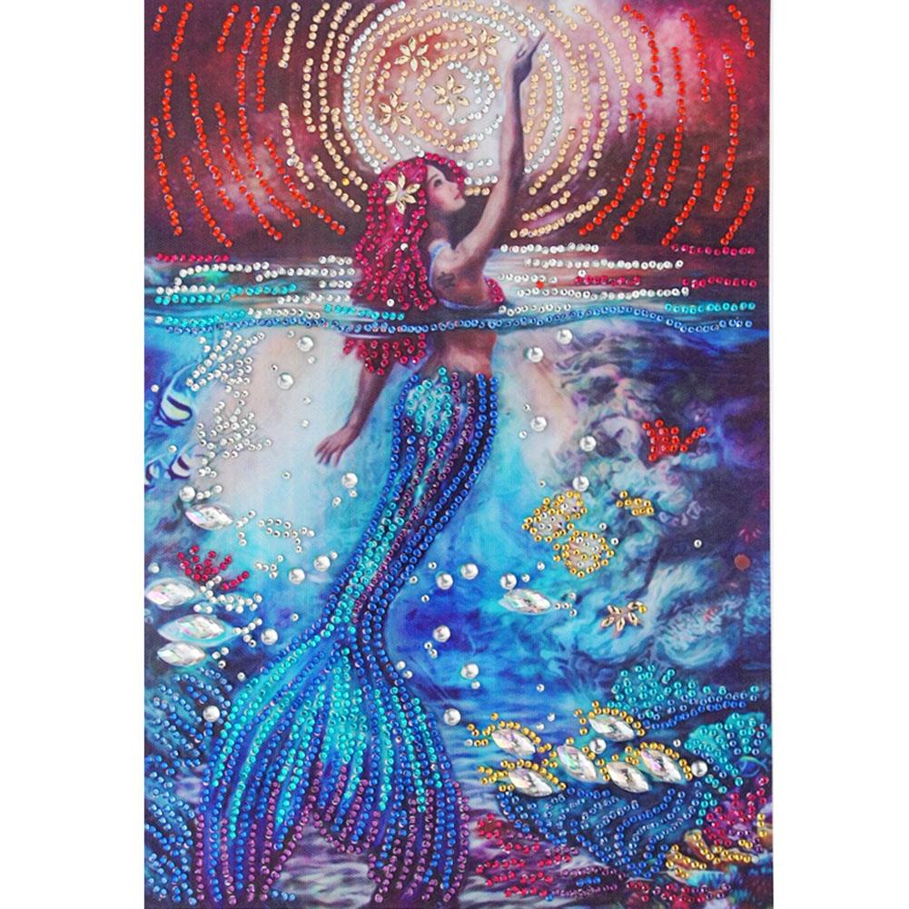 

Mermaid - Special Shaped Diamond Painting - 30*40CM, 501 Original