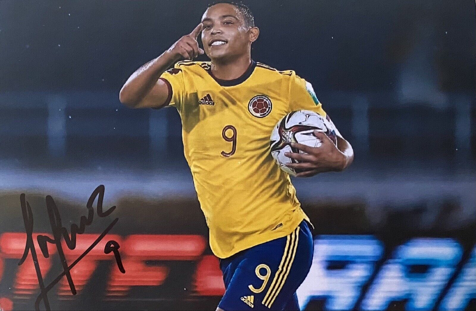 Luis Muriel Genuine Hand Signed Colombia 6X4 Photo Poster painting, See Proof, 2