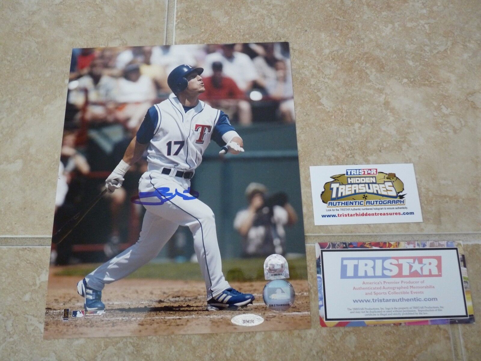 Lanyce Nix Texas Rangers Autographed Signed 8x10 Photo Poster painting Tristar Tri-Star COA