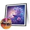 Diamond Painting -DIY Round Drill Peacock（40x40cm）