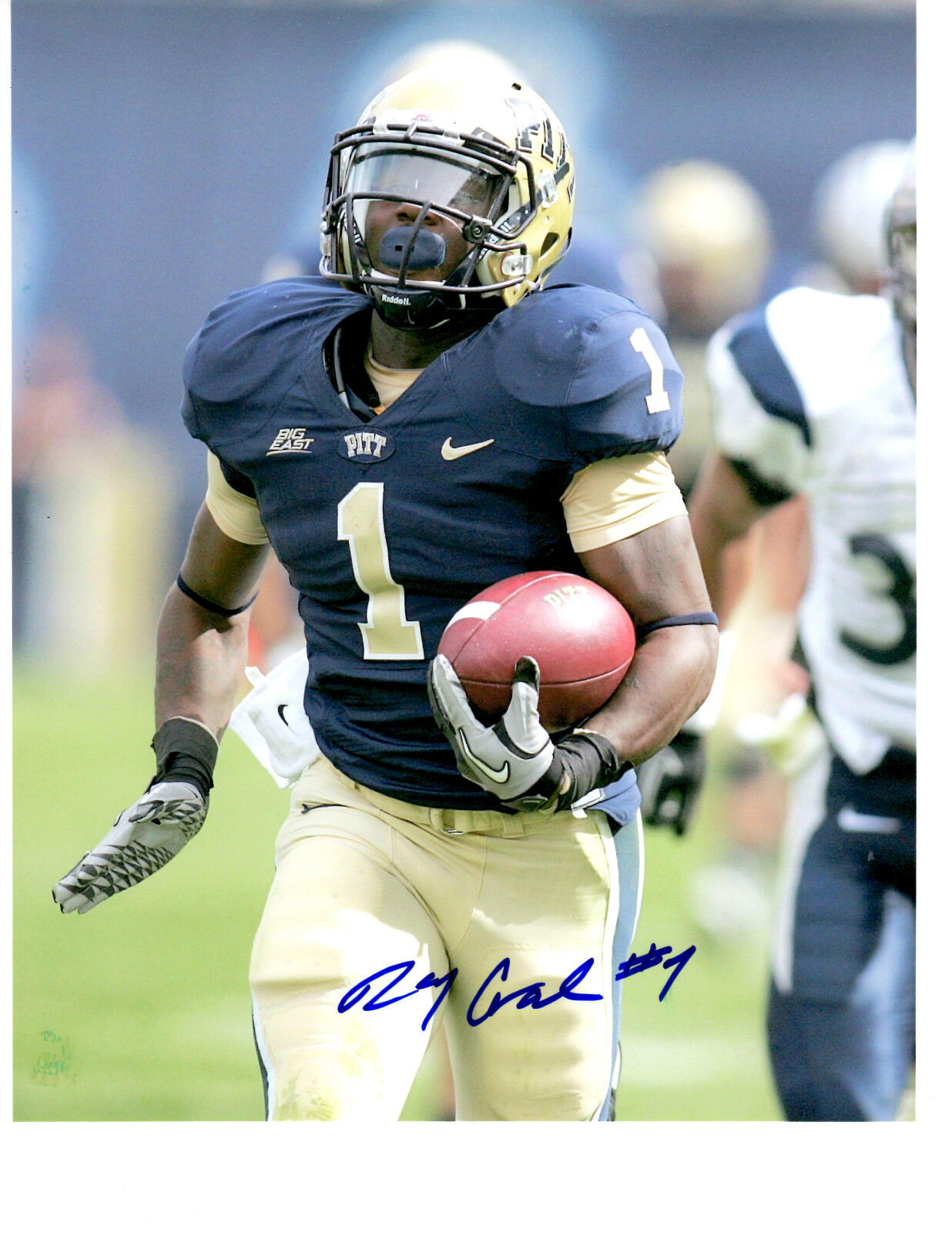 Ray Graham Pittsburgh Panthers signed autographed football Photo Poster painting 2013 Draft Pitt