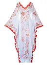 Vintage Colorful Printed Maxi Dress