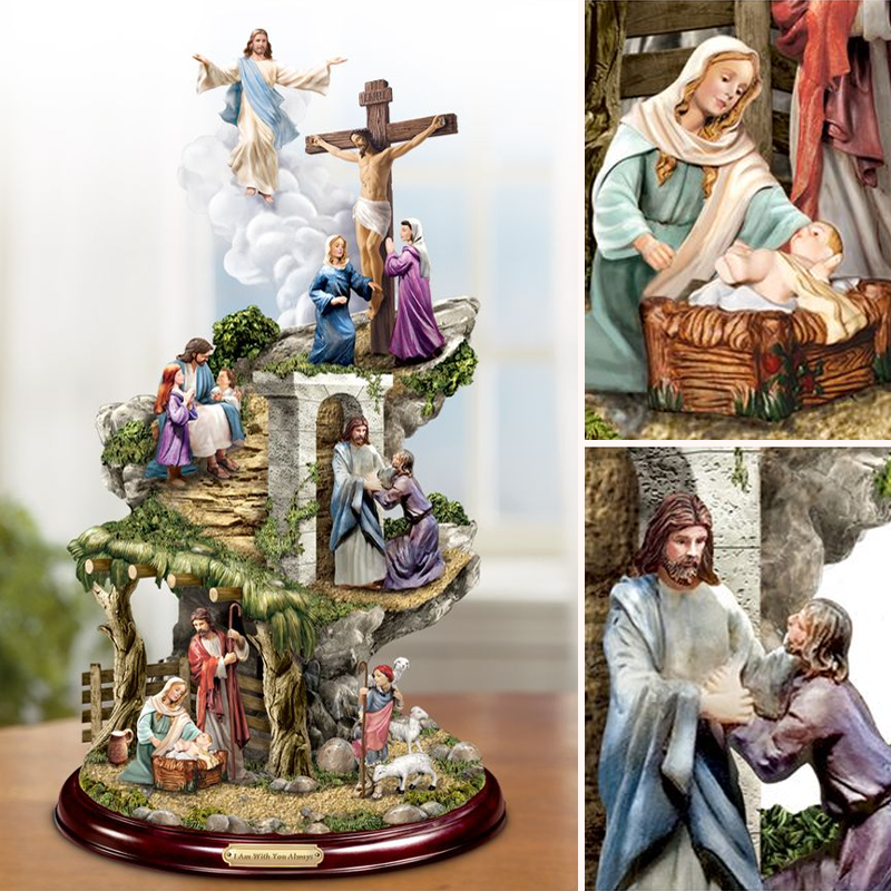 Life of Jesus Figurine, Lord of All Savior Statue