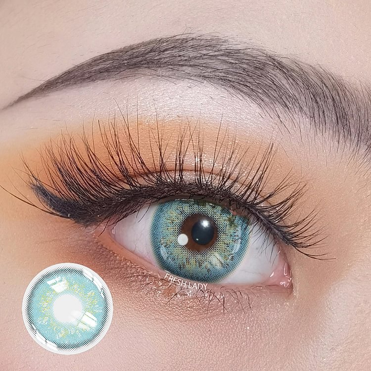 1 Day, 20 Pcs | Freshlady Iris Blue Colored Contact Lenses