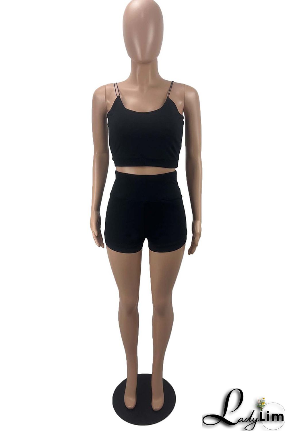 Green Sexy Casual Solid Backless Spaghetti Strap Sleeveless Two Pieces