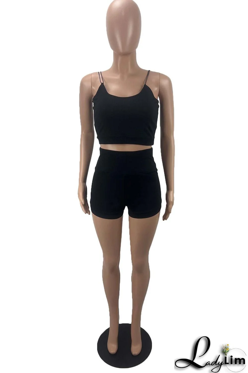 Green Sexy Casual Solid Backless Spaghetti Strap Sleeveless Two Pieces