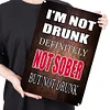 Beer Alcohol - Vintage Metal Signs - 20*30cm/30*40cm - Warning